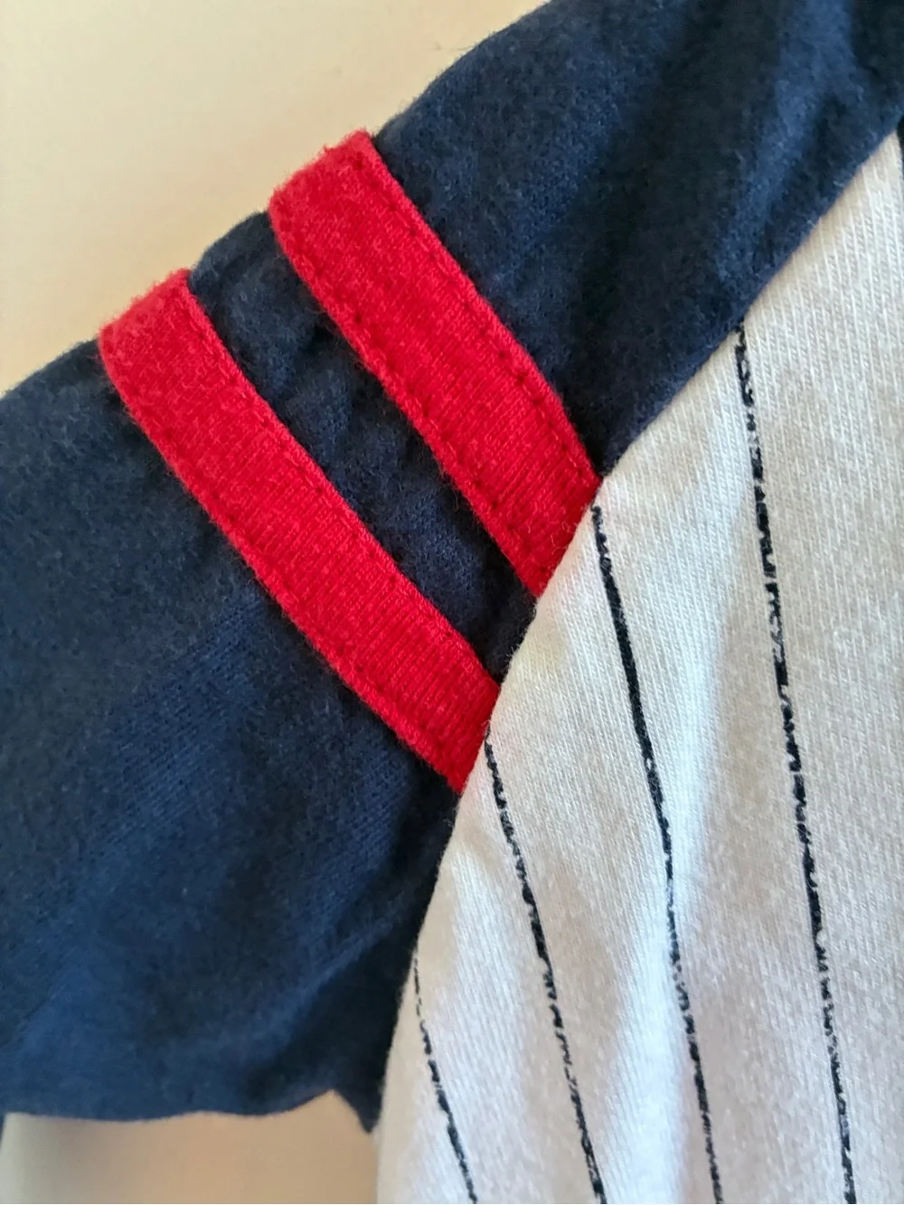 Carter's Navy, White & Red Baseball '36' Sleep Romper Baseball Lifestyle 101
